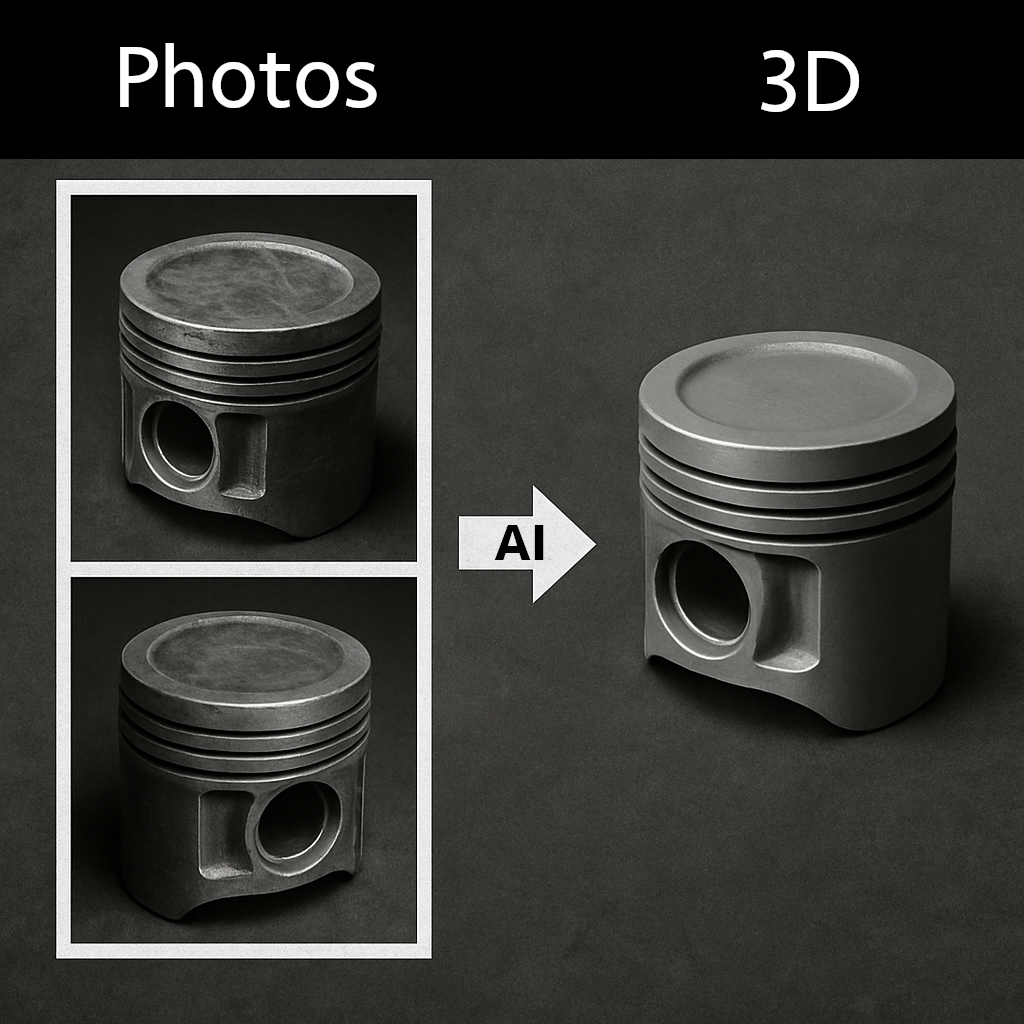 AI creating 3D content from photos